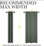 NICETOWN Blackout Curtain Panels, Home Decoration Thermal Insulated Solid - Image 7