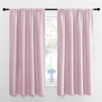 NICETOWN Kitchen Curtains, Short Blackout Drapes, Baby Pink, Thermal Insulated by NICETOWN