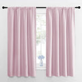 NICETOWN RV Blackout Curtains for Camper Windows, Baby Pink, Short Blackout by NICETOWN