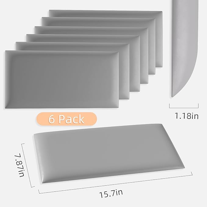 3D Anti-Collision Wall Padding for Kids, Self-Adhesive Panels for - Image 3