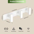 Wall Mounted Coat Rack-3 Hooks, Heavy Duty Stainless Steel Wall Hooks - Image 2