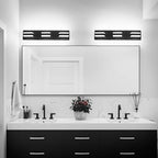 SOLFART Black Bathroom Vanity Light Fixtures Over Mirror LED Dimmable 3 Lights - Image 7