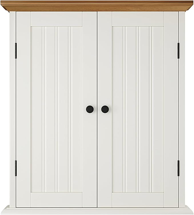 ChooChoo Bathroom Wall Cabinet, Over The Toilet Space Saver Storage Cabinet - Image 3
