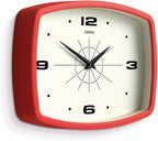 JONES CLOCKS® Movie Wall Clock | Rectangular Retro Clock | 25cm | Red | Cool - Image 2