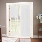 LazBlinds 100% Blackout Door Curtain, No Tools No Drill Cordless Blinds by LazBlinds