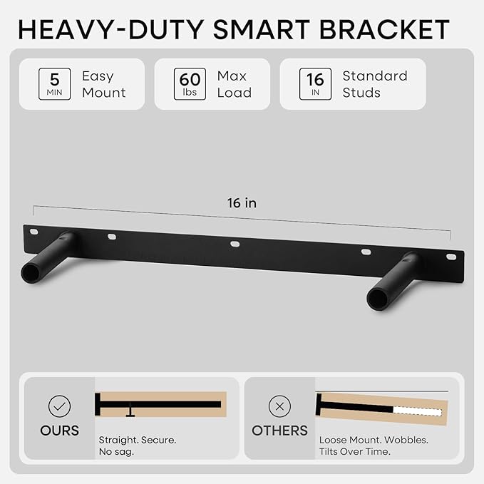 Homeforia 24inch Oak Floating Shelf - Image 5