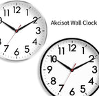 AKCISOT 16 Inch Wall Clock Large Silent Non-Ticking Wall Clocks Battery Operated - Image 2