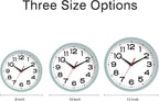 Roymnie Wall Clock Silent Non-Ticking Modern Clock Battery Operated10 Inch - Image 7