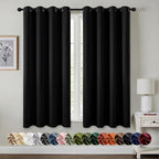 MIULEE Blackout Curtains for Bedroom Living Room 2 Panels, Thermal Insulated by MIULEE