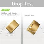 Aipsun Gold Wall Sconce Indoor Wall Lights Hardwired Set of 2 Up and Down Wall - Image 5