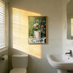AtterrirArt Framed Vintage Bathroom Wall Art Funny, 20 * 30 Inch, Toilet Paper - Image 2
