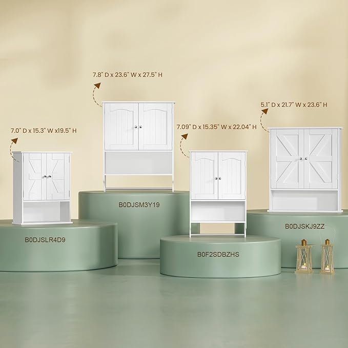 TEENFON Bathroom Wall Cabinet, Bathroom Cabinet - Image 7