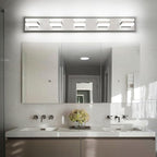 SOLFART 5 Light Bathroom Vanity Light, Brushed Nickel Vanity Lighting Fixtures - Image 7