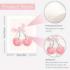 Uniro Coquette Room Decor Pink, Trendy Bows Wall Art Posters - Image 6