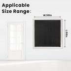 Adhesive Blackout Curtains- Self Stick Shades Window Blinds Curtains No Rod - Image 7