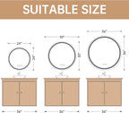 LOVESPEJO 30" Round LED Mirror for Bathroom, Circle LED Bathroom Vanity Mirror - Image 2