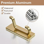 pickpiff 12 Pack Wall Hooks for Coat and Towel: 13LB Strong Adhesive Door - Image 5