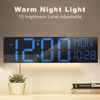 JALL 30" Large Digital Wall Mount Clock - Image 8