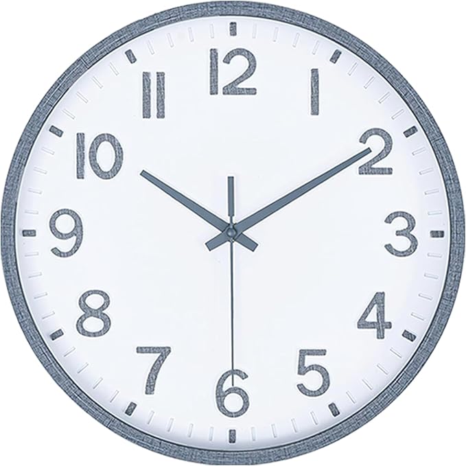 Wall Clocks Battery Operated 10 inch Modern Wall Clock, Silent Non Ticking Wall by Unknown