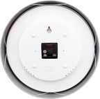 HITO 14" Silent Wall Clock Battery Operated Non Ticking Sweep Movement Glass - Image 4