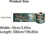 Forest Deer Wallpaper Border 196x4 Inch Peel and Stick Wall Border Self - Image 4