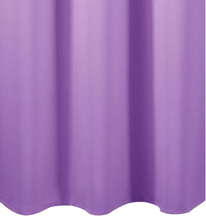 LEMOMO Blackout Curtains 52 x 90 Inch Long Lavender Curtains Set of 2 Panels - Image 8