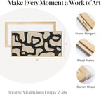 Framed Abstract Neutral Horizontal Wall Art - Image 6