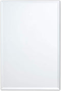 Better Bevel Frameless Rectangle Mirror | 24" x 30" Bathroom Wall Mirror by Better+Bevel