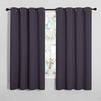NICETOWN Greyish Purple Blackout Curtains 68 inches Length by NICETOWN