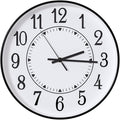 Wall Clock Modern Non-Ticking Battery Operated Silent Wall Clocks Simple Style by BAKBRAND