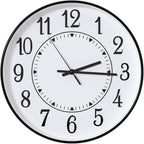 Wall Clock Modern Non-Ticking Battery Operated Silent Wall Clocks Simple Style by BAKBRAND