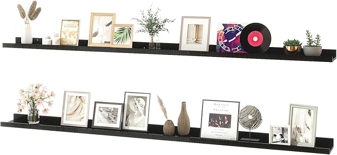 Long Floating Shelves for Wall Decor, Long Wall Mounted Storage Shelf for by Unknown
