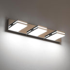 SineRise LED Modern Bathroom Vanity Light Fixtures, Chrome Modern Acrylic - Image 2