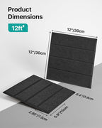 12 Pack Sound Proof Foam Panels - Image 6
