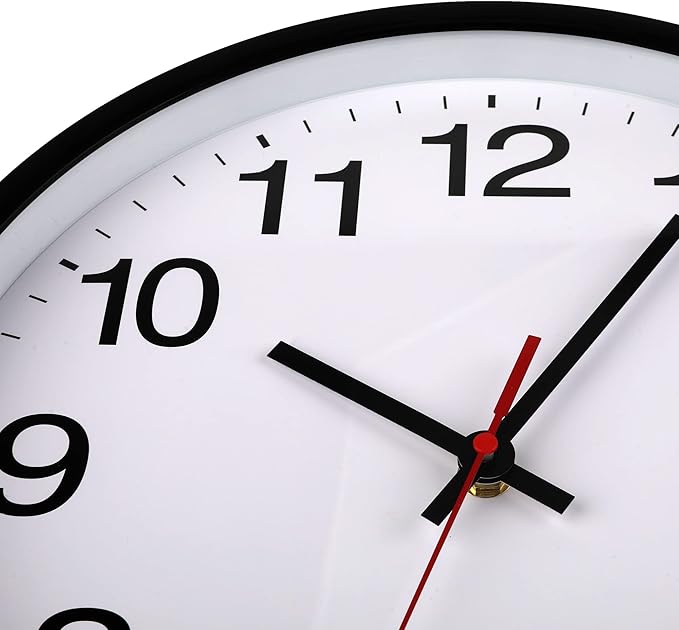 OceeK 12 Inch Wall Clock, Modern Wall Clocks Battery Operated, Silent - Image 3