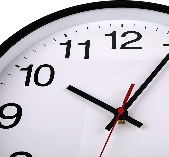 OceeK Wall Clock, Silent Non-Ticking, Modern Small Wall Clocks 8 Inch, Quality - Image 4