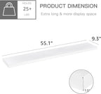 QEEIG Floating Shelves for Wall 55.1" Extra Long - Image 3