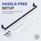 Powools Matte Black Towel Rack for Bathroom - Image 7