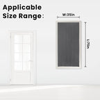Magic Tape Stick On Curtains Window Shades Pull Down Blackout Window Cover - Image 7