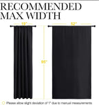 NICETOWN Black Out Window Curtains - Image 7