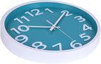 Crosstime Wall Clock Silent Non Ticking Indoor Outdoor Clock Battery Operated - Image 2