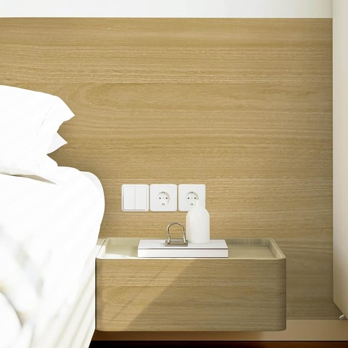 Heroad Peel and Stick Wallpaper Wood Contact Paper Maple Wood Grain Contact - Image 6