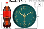 Wall Clock, Silent Wall Clocks Battery Operated 10 Inch- Modern Non Ticking - Image 3