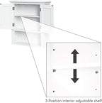 RiverRidge Somerset Two-Door Bathroom and Laundry Wall Mount Storage Medicine - Image 7