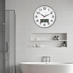 AKCISOT Wall Clock 12 Inch, Non-Ticking Silent Battery Operated Analog - Image 7