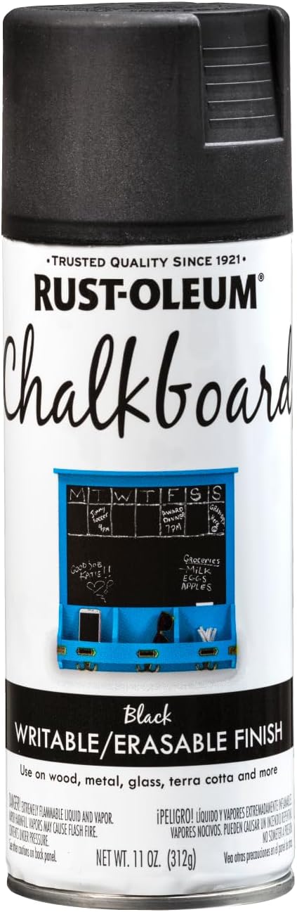 Rust-Oleum 1913830 Chalkboard Spray Paint, 11 oz by Rust-Oleum