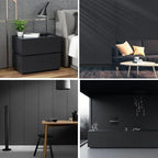 17"x120" Black Wallpaper Peel and Stick Contact Paper, Matte Black Wallpapers - Image 6