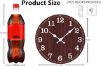 Wall Clock, Modern Wall Clocks Battery Operated, Silent Non Ticking Small - Image 3