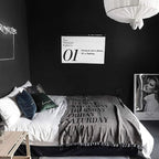 590.5"x17.7" Peel and Stick Wallpaper Black Removable Temporary Self Adhesive - Image 3