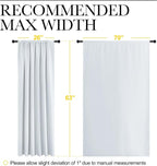 NICETOWN Bedroom Window Curtain Panels - Image 7